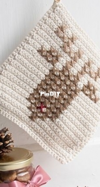 Bomuldskys - Emilie Hoyrup - Christmas potholder - Free