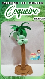 Atelie de Arlisson - Caderno De Moldes - Coqueiro - Felt - Portuguese - Free