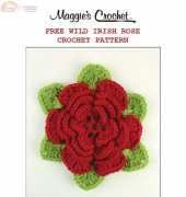 Maggies Crochet - Maggie Weldon - Free Wild Irish Rose