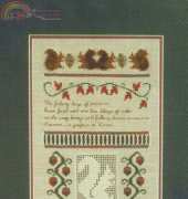 Friends in Needlework  Autumn Leaves