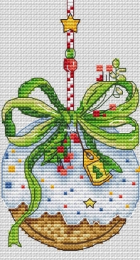 Ball With Green Bow by Lena Averina