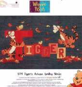 Designer Stitches D74 Tiggers  Autumn Spelling Blocks