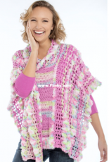 Premier Yarns Design Team - Winged Flight Poncho - Free