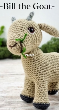 Idun Creations - Mikaela Linderholm - Bill the goat - English