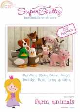Super Skattig-Nº15009- Felting Farm Animals / English-Dutch