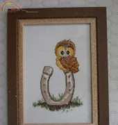 DMC Ollie Owl with Lucky Horseshoe