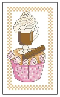 Hot Chocolate Cupcake by Durene Jones - Free