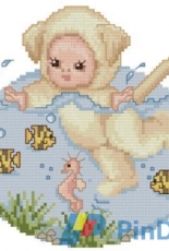 Ellen Maurer Stroh EMS Animal Babies -  Yellow labrador puppy PCS