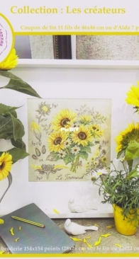 Les Brodeuses Parisiennes LBP - Etude aux Tournesols - Sunflowers Study