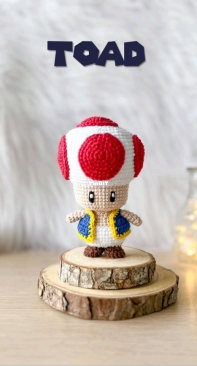 Crocheniacs - Bianca Santos - Toad - Portuguese