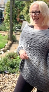 Cosy Rosie UK Designs -Fiona Field - Take it on the Hip Poncho
