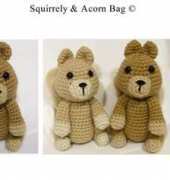 Darncat Crochet - Tricia L Stavedahl - Squirrely and Acorn Bag