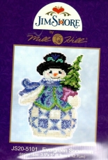 Mill Hill Jim Shore JS20-5101 Evergreen Snowman XSD