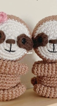 Azulie croche - Viviane Larangeiras - Mini Luck - Portuguese
