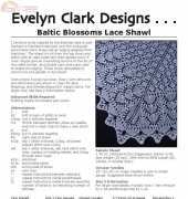 Baltic Blossoms Lace Shawl by Evelyn A. Clark