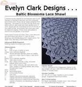 Baltic Blossoms Lace Shawl by Evelyn A. Clark