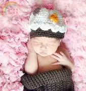 Sandys Cape Cod Originals - Sandy Powers - Cupcake Cocoon And Hat 264