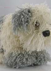 Cracker the Old English Sheepdog-Knitting by Post