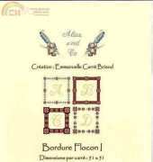 Alice and Co ABO01 - Bordure Flocons I