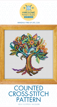 Awesome Pattern Studio - C256 - Mandala Tree Of Life