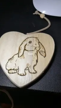 Bunny Woodburning