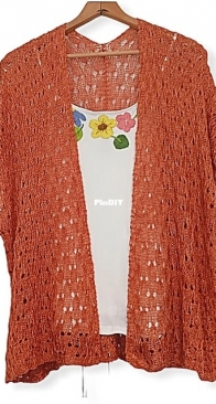 No Fuzz Airy Kimono by Carmen Tye - Free