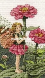 DMC K5447 Flowers Fairies - The Zinnia Fairy