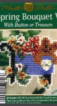 Mill Hill Spring Bouquet V - MHSB44 Teddy Flower Cart