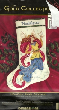 Dimensions - The Gold Collection 8450 Heavenly Angel Stocking XSD