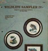 Country Cross Stitch Wildlife Sampler IV Joyce Bailey 1978
