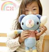 Amikomo3-34 Amigurumi Bear By Pierrot Yarn