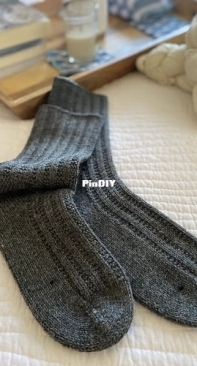 Poppa Socks by Cheryl Toy Little Church Knits
