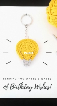 Stitch by Fay - Fay Lyth - Lightbulb Keychain - Free
