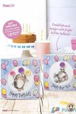 Button Birthday Cards by Margaret Sherry from Cross Stitch Crazy 213 XSD