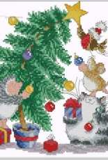Deck the Halls by Margaret Sherry from Cross Stitch Crazy 210