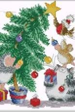 Deck the Halls by Margaret Sherry from Cross Stitch Crazy 210