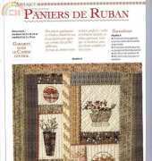 Paniers De Rubans from Quilt Country HS 3-25 Mini Quilts