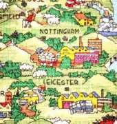 Sheep and Map of Great Britain