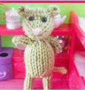 Knitted Toy Box - Wee Mouse by Raynor Gellatly