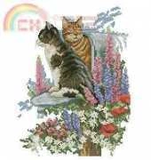 Lanarte 34741 Cats in mailbox