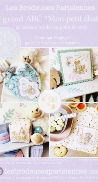 Les Brodeuses Parisiennes LBP - Le Grand ABC Mon Petit Chaton by Veronique Enginger XSD