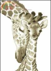 Vervaco 75.444 - PN-0012183 Giraffe Family PCS