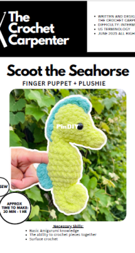 The Crochet Carpenter - Aaron Hayden - Scoot the Seahorse