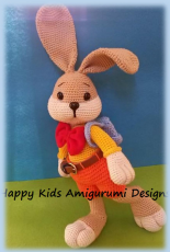 Happy Kids Amigurumi Designs - Bunny goes to school - Russian - Translated - Free