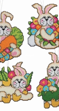 Herrschners - N00113 - Hoppy Easter Ornaments