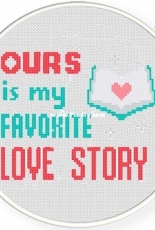 Daily Cross Stitch - Ours Is My Favorite Love Story