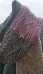 Aran Success Scarf by Knitfield Ireland-Free
