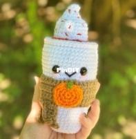 Crafty Kitty Crochet - Melissa Moore - Pumpkin Spice Latte