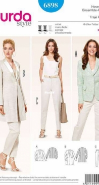 Burda Style 6898 - Pantsuit