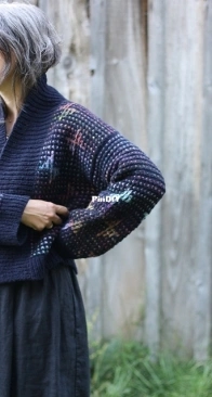 Farfalle Cardigan - Amy Christoffers - Savory Knitting